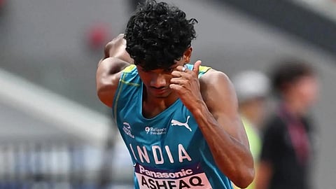 Ashfaq clocked 45.81 seconds to finish second behind USA's Jayden DeLeon (45.63s) in the first round heat 5 and fourth overall to make it to the semifinals.