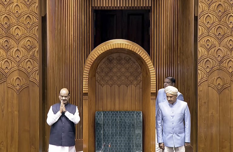 INDIA bloc gives Speaker's tea party a miss; DMK's Kanimozhi attends