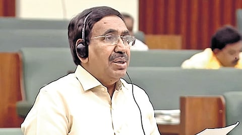 MA&UD minister P Narayana  
