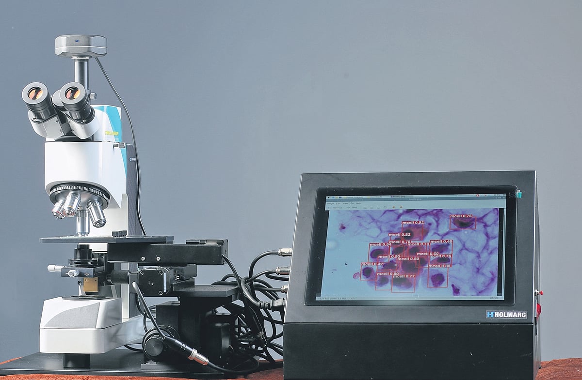 NIT Calicut's smart microscope puts AI to work at the doctor's eye