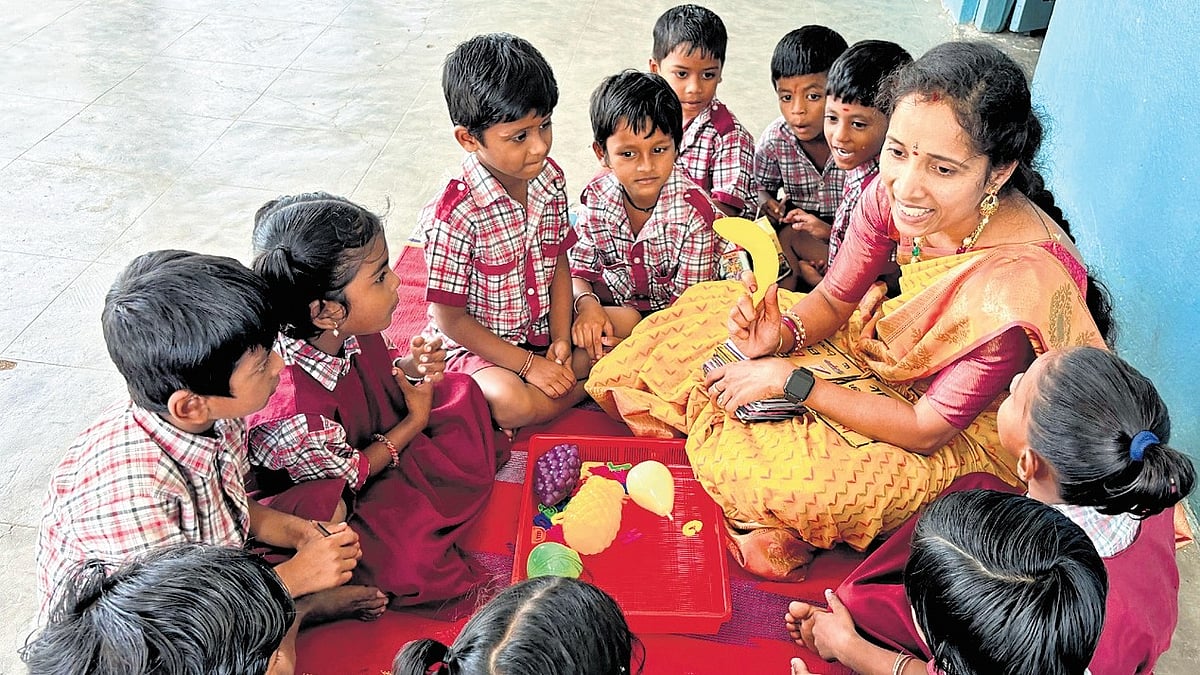 Stories, games, experiments: Government school teacher in Telangana makes math interesting