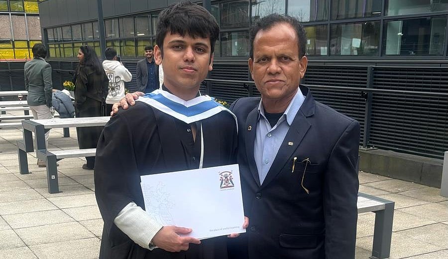 A father's dream realised overseas