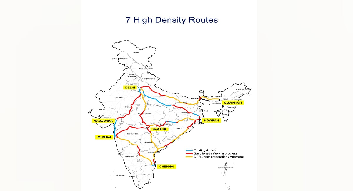 Indian Railways moves towards four-laning 11,000-Km high-density network