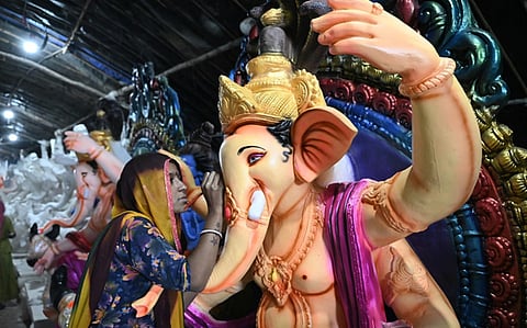 More than 10,000 Ganesh pandals are expected to be erected across the two districts.