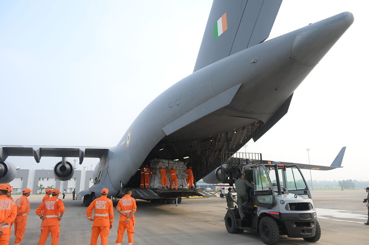 India sends second tranche of relief supplies to flood-hit Nepal