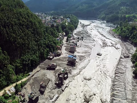 Search teams in Nepal located the woman completely unharmed in Janakpur.