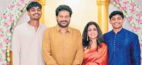 (From left) Rishab Sreedharan Iyer, Sreedharan Iyer, Lakshmi Sreedharan Iyer and Rudra Sreedharan Iyer, the four family members missing in Nepal