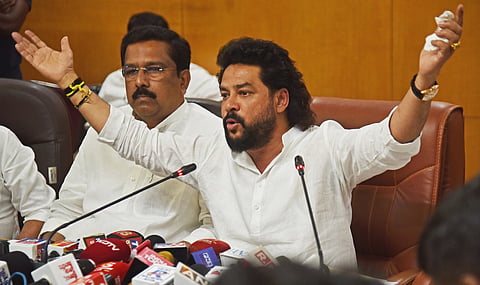 Former Karnataka minister B Nagendra 