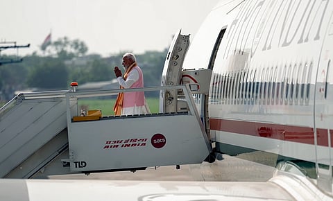 Prime Minister Narendra Modi on a visit to Uzbekistan and the Kyrgyz Republic