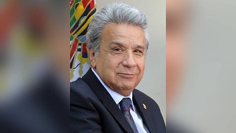 Ecuador ex-president Lenin Moreno.