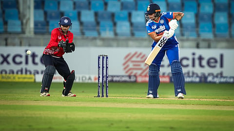 Shafali Verma in action