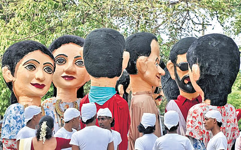 The Onam pageantry held in Thiruvananthapuram 