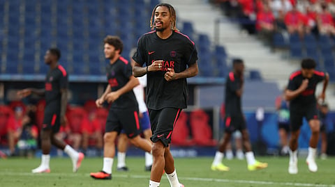 Paris Saint-Germain forward Bradley Barcola