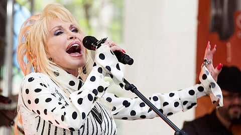 Dolly Parton performs on NBC's "Today" show in New York on May 13, 2014. 