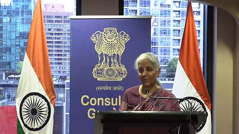 FM Sitharaman emphasised the fiscal management was accomplished without reducing funding allocated for social welfare projects or public capital expenditure on infrastructure.