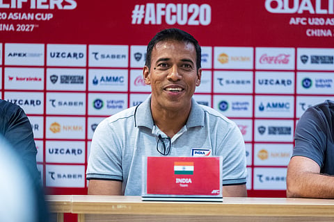 Mahesh Gawali during a press conference on Sunday