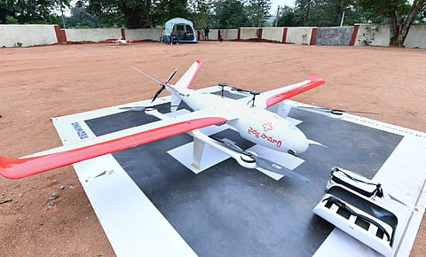 The unmanned aerial vehicles have transported more than 2,200 diagnostic test samples.