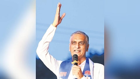  BRS's former minister T Harish Rao.