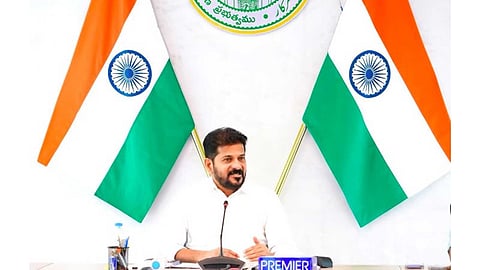 Chief Minister of Telangana A Revanth Reddy.