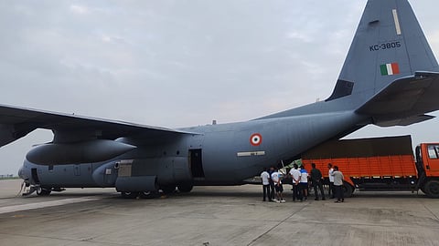 With the latest consignment, India has so far supplied 68.5 tonnes of relief material to Nepal.