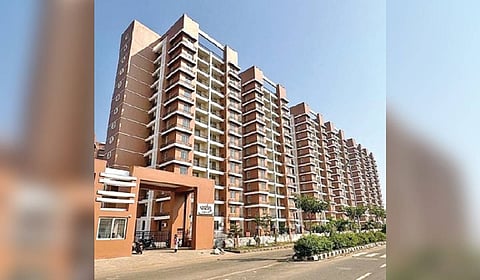 Ekamra Residency housing project.
