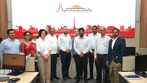 A high-level Danish delegation visit the capital region of Amaravati on Tuesday, September 1.