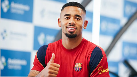 Gabriel Jesus (in pic) is Barcelona's seventh signing of the summer, following Anthony Gordon, Karim Adeyemi, Jesse Bisiwu, Joao Cancelo, Rodri and Dominik Livakovic.