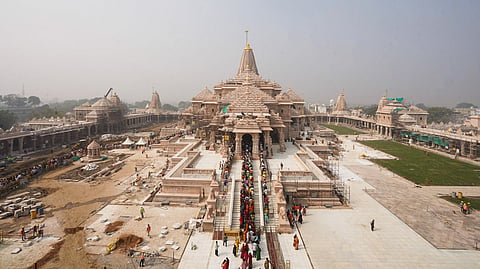Ram Temple in Ayodhya.