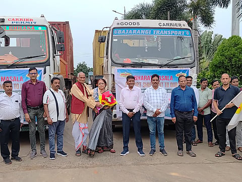 Speaking at the flag-off ceremony, managing director of Jay Bharat Spices Pvt Ltd, Susanta Kumar Panda said the company is focused on expanding the international reach of its products and strengthening its export operations. 