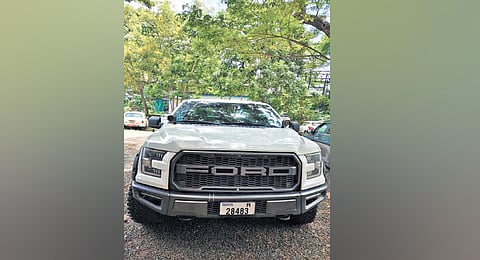 The owner of a Dubai-registered Ford F-150 has been granted temporary permission to operate in Keralam.