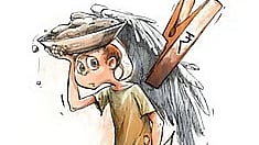 A joint team raided Kalabada village but the two children had allegedly fled before the officials arrived.