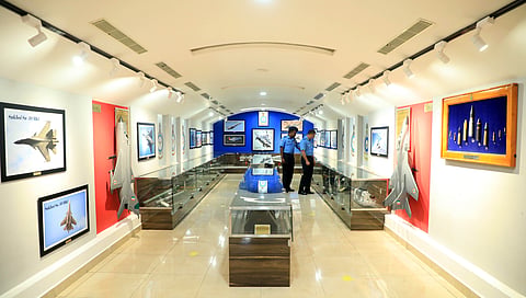 Armament display section at the museum