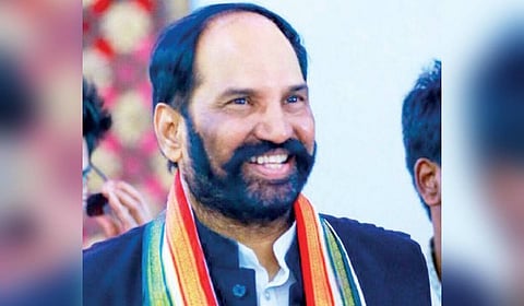 Telangana Irrigation Minister N Uttam Kumar Reddy.