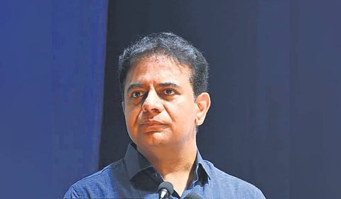 BRS working president KT Rama Rao.