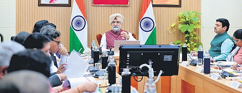 Taranjit Singh Sandhu with V-Cs and directors of educational institutions.