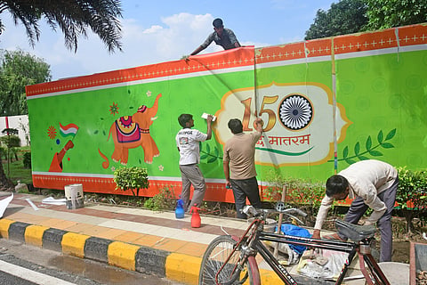 Large-scale beautification, road maintenance, and civic upgrades are underway across the New Delhi Cantonment, airport routes, and Lutyens Delhi ahead of the upcoming 18th BRICS Summit.