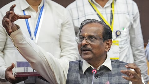 Indian Space Research Organisation (ISRO) Chairman V Narayanan