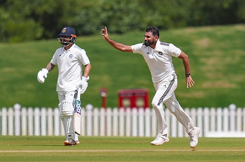 Mohammed Shami (R) has been toiling hard in the Indian domestic circuit