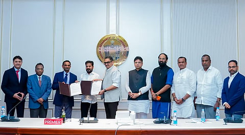 A delegation from TCS met chief Minister A Revanth Reddy in Secretariat