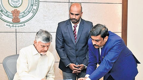 CM Nara Chandrababu Naidu 