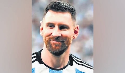 Argentina footballer Lionel Messi.