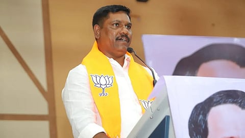 BJP national secretary from Tamil Nadu, M Venkatesan