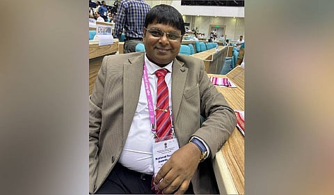 Prof Kirti Chandra of the Indian Institute of Technology-Hyderabad 