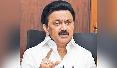 DMK president and former chief minister MK Stalin.