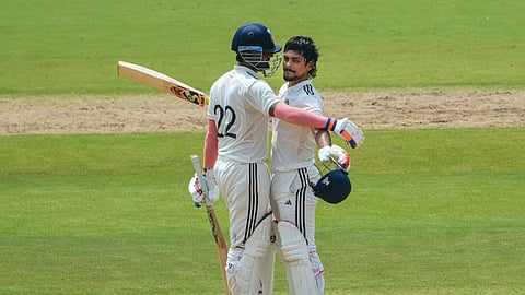 Ishan Kishan (R) has grown into a leader figure while playing in domestic cricket 