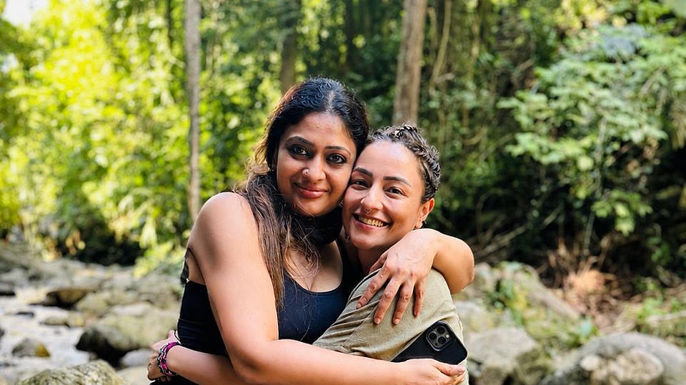 Neha Bajaj with Geetu Mohandas