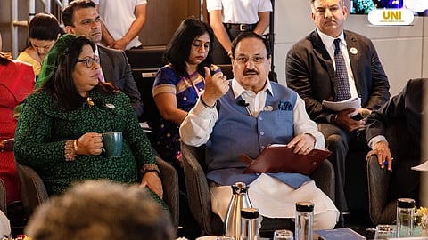 Union Health Minister Shri J. P. Nadda, at the Ministerial Roundtable during the 79th Session of the WHO Regional Committee for South-East Asia.
