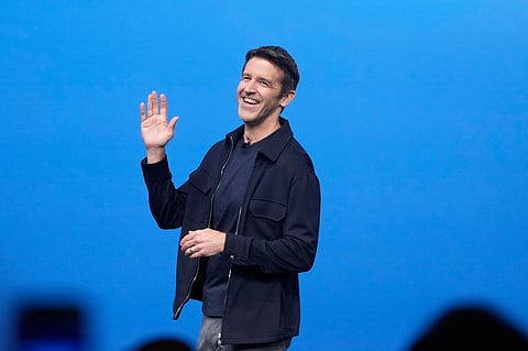 Apple CEO John Ternus speaks during an announcement of new products on Wednesday, Sept. 9, 2026, in Cupertino, Calif.