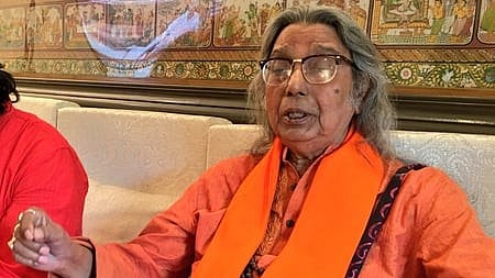 Purna Das Baul, the 93-year-old internationally acclaimed Baul singer and Padma Shree awardee.