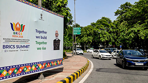 A glimpse of preparations ahead of the upcoming 18th BRICS Leaders'' Summit 2026, in New Delhi, Sept. 09, 2026.